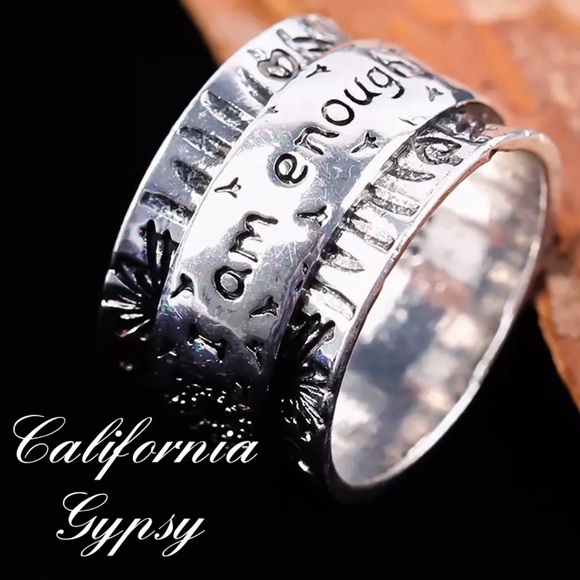 Motivational I Am Enough Inspirational Ring - Picture 5 of 8